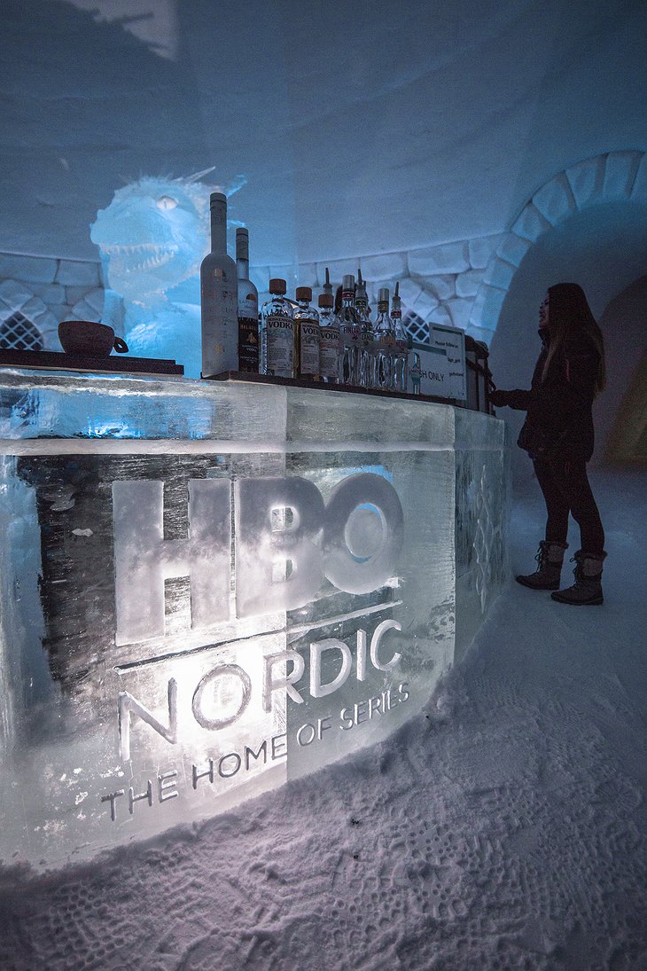 Lapland Hotels SnowVillage Ice Bar