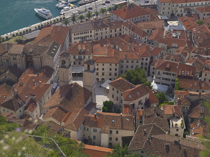 The town of Kotor, about 1,5 hours drive from Sveti Stefan