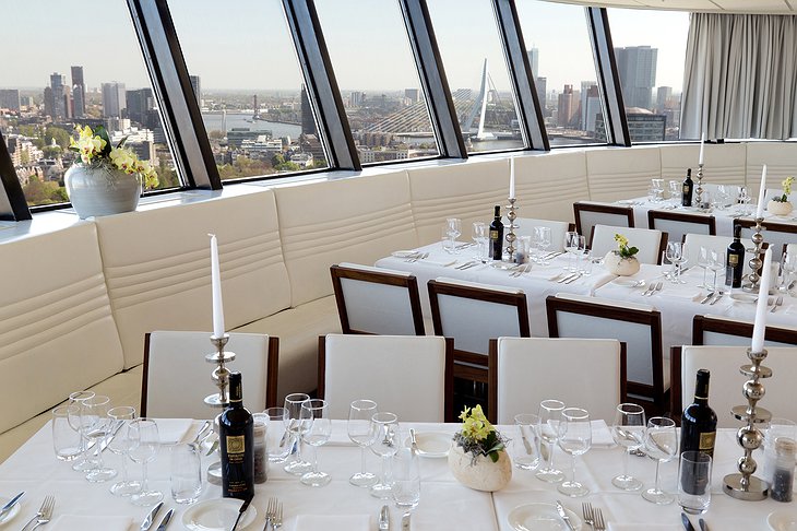 Euromast observation tower dining room