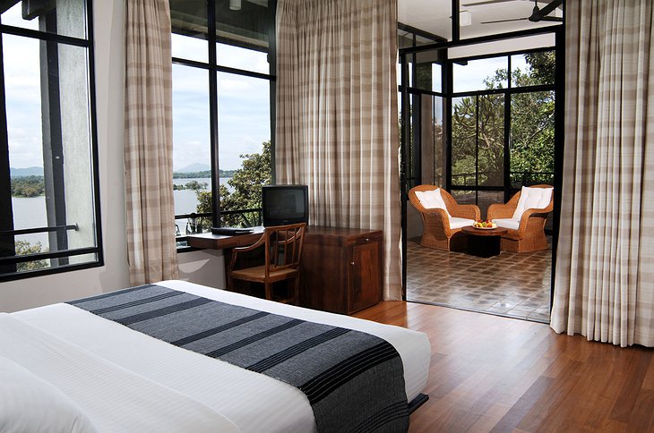 Heritance Kandalama Hotel room with lake view
