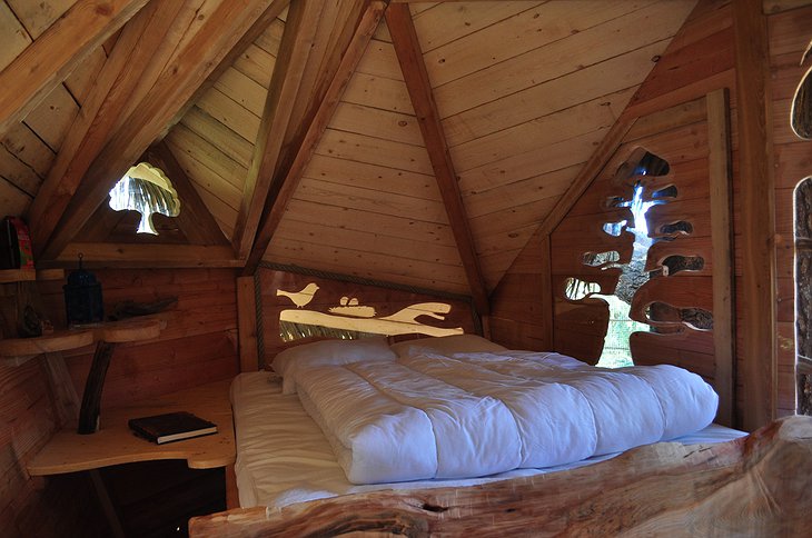Couple tree house bed