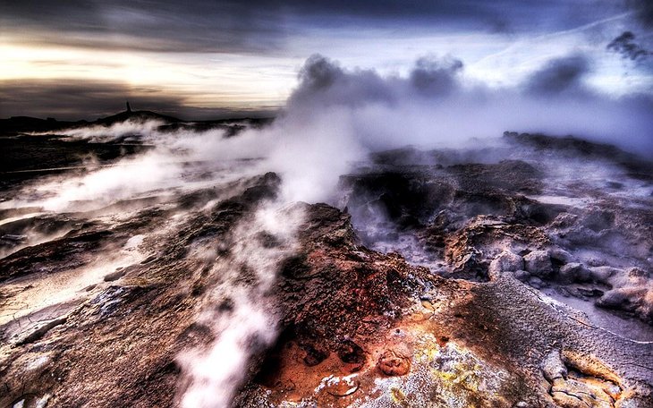 Iceland hot spring
