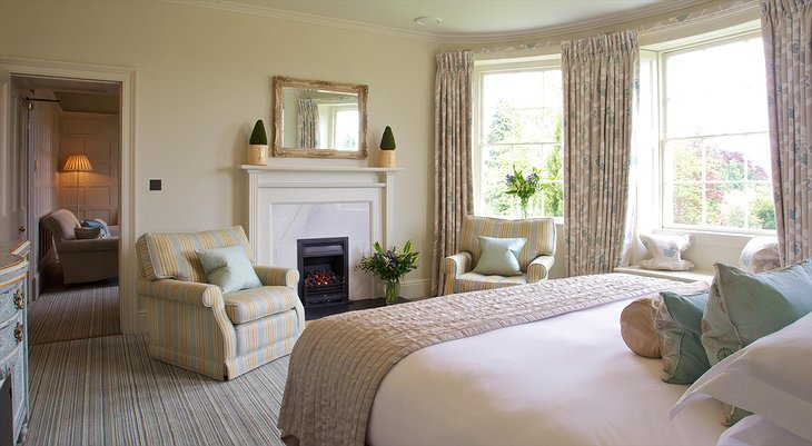 The Bath Priory Hotel Master Suite bedroom