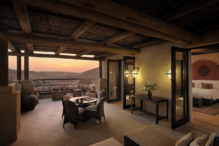 Qasr Al Sarab Desert Resort deluxe terrace room