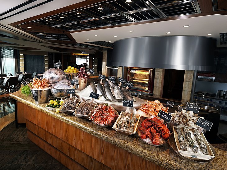 The Grill - Seafood Market counter