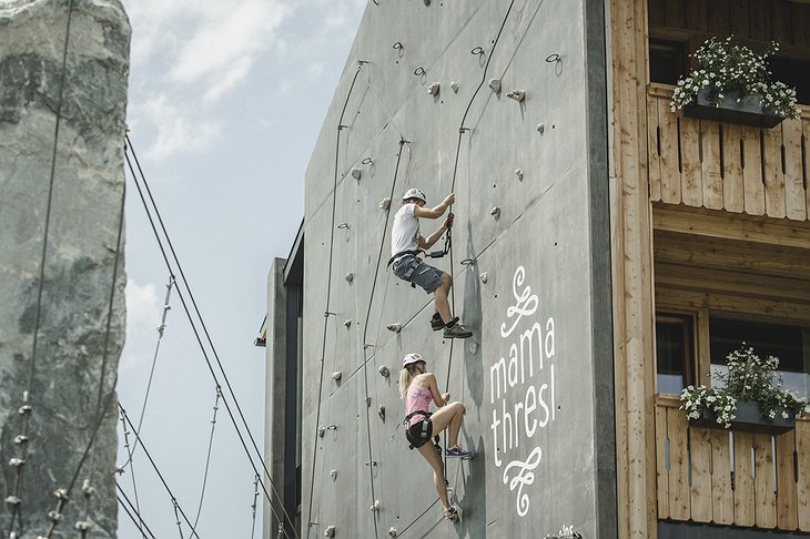Mama Thresl Facade Wall Climbing