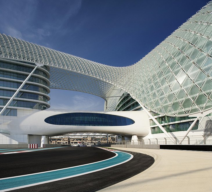 Yas Viceroy and the racetrack