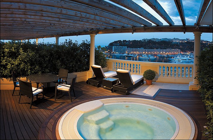 Hotel Hermitage Monte-Carlo jacuzzi