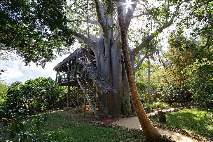 Chole Mjini Lodge treehouse