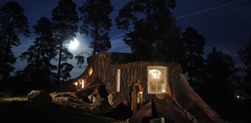 Norrqvarn Hotel - Stay In A Giant Mushroom Or Tree Stump House In Sweden