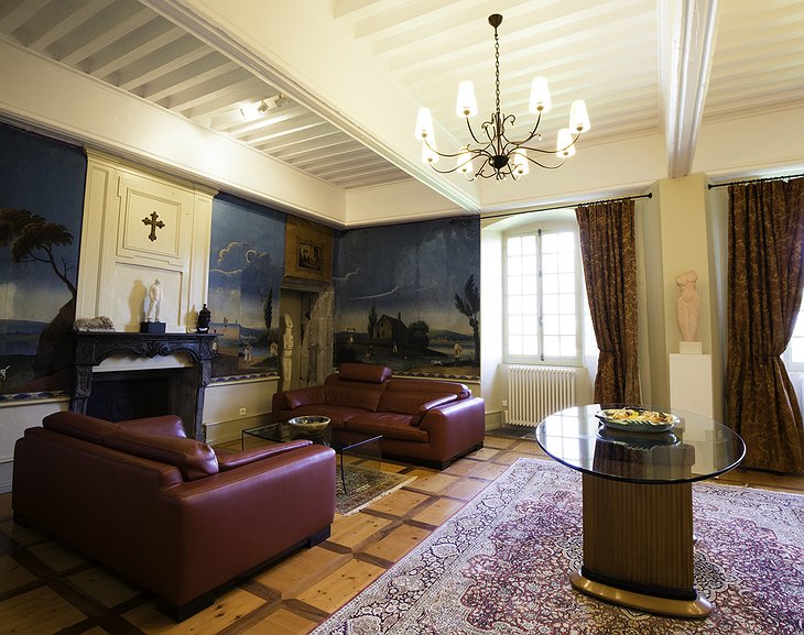 Chateau St Philippe living room
