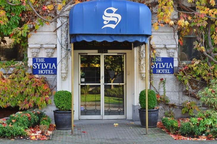 The Sylvia Hotel main entrance