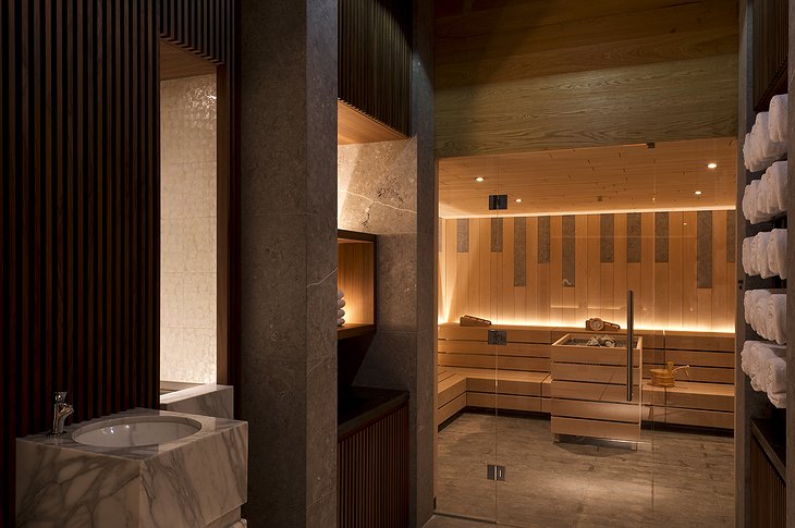 The Chedi Andermatt sauna