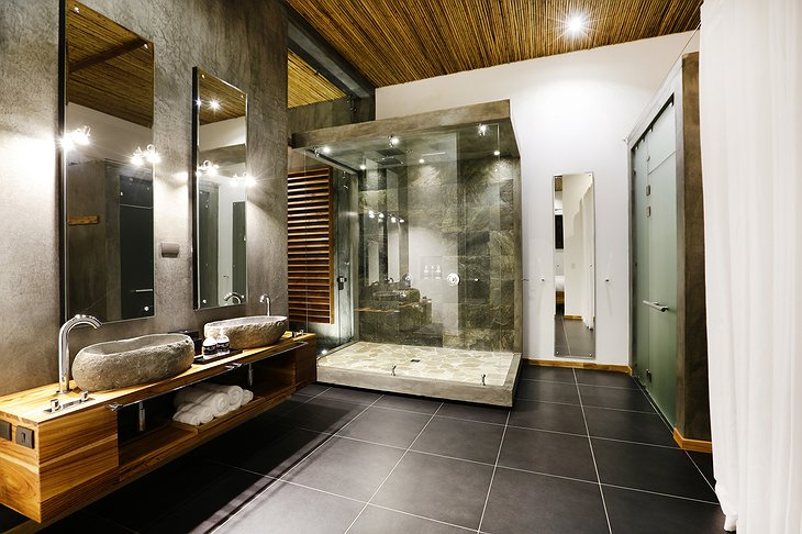 Kura Design Villas showers