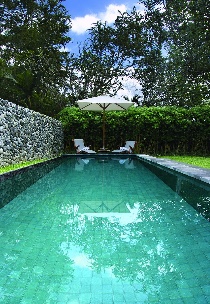 Alila Ubud pool villa exterior with pool