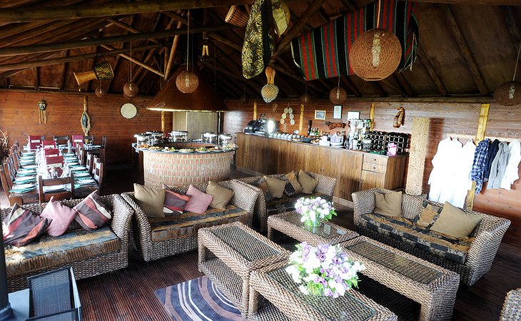 Livingstone Lodge interior