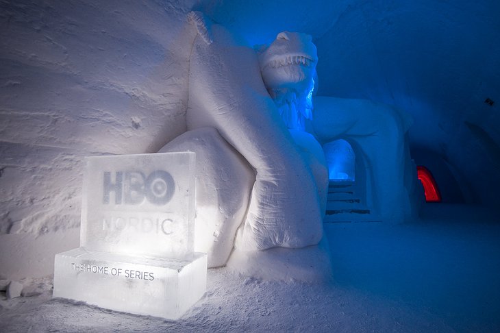 Lapland Hotels SnowVillage Entrance