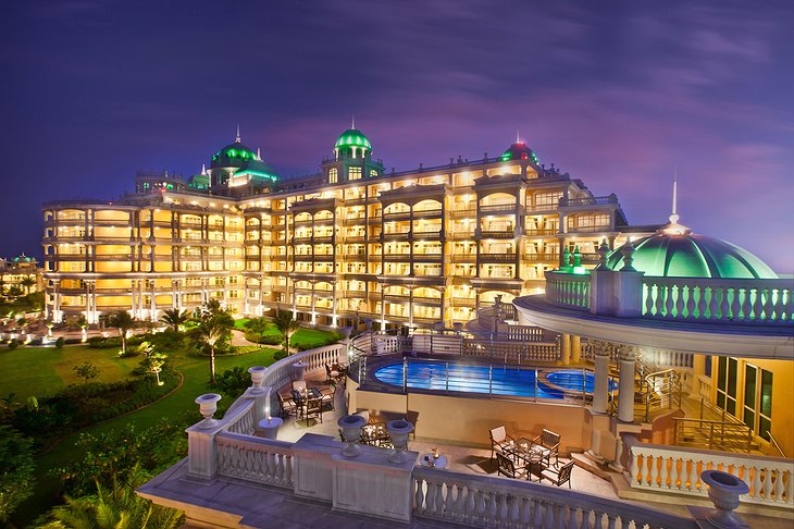 The rooftop of the Imperial Villa with Kempinski Palm Jumeirah views
