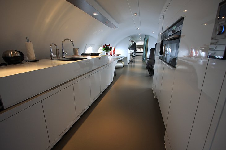 Airplane Suite kitchen
