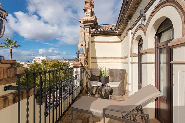 Hotel Alfonso XIII Seville Grand Deluxe Guest Room - Terrace