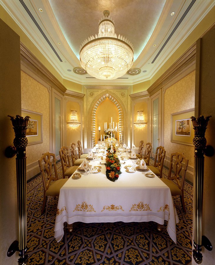 Emirates Palace private restaurant