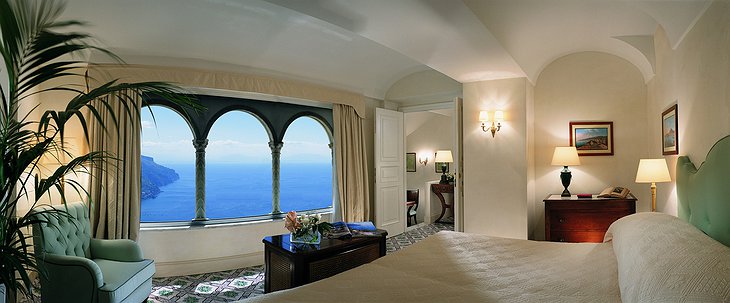 Hotel Caruso room with sea-views