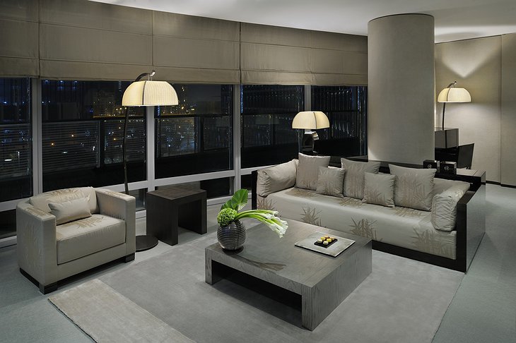 Armani Ambassador Suite living room