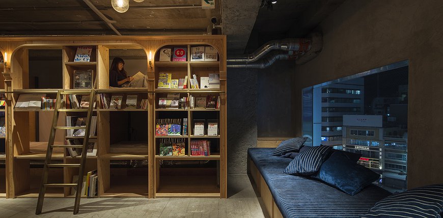 Book and Bed Tokyo - Capsule Hotel in a Library