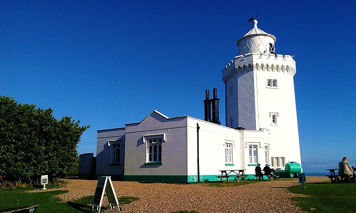 South Foreland Lighthouse courtyard