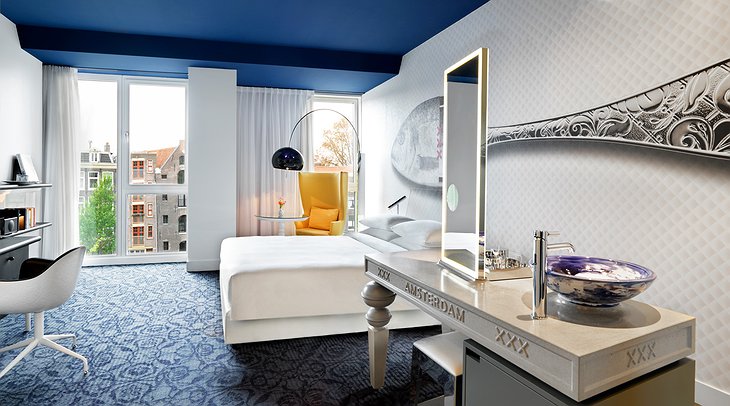 Andaz Amsterdam hotel canal view room