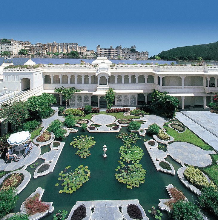 Lake Palace Hotel garden