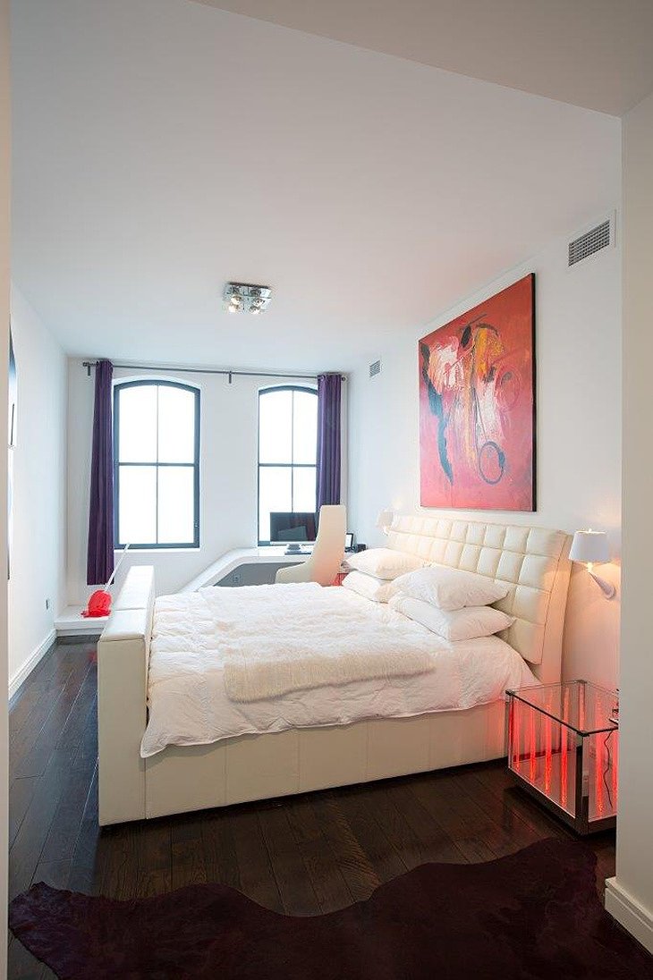 Tribeca luxury apartment master bedroom