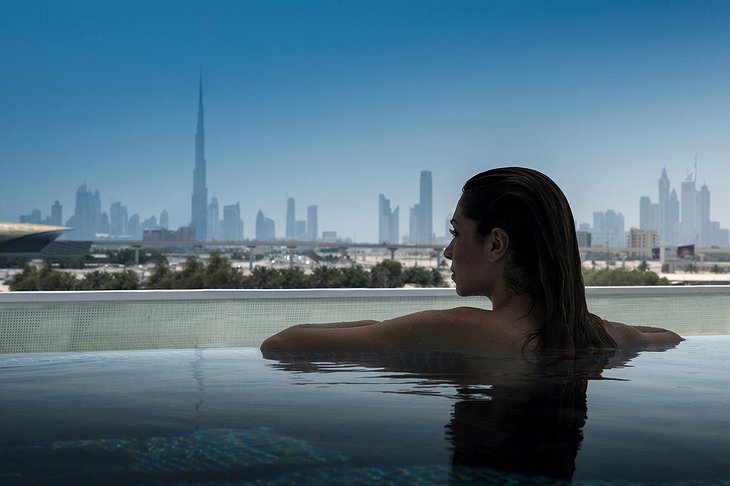 InterContinental Dubai Festival City rooftop pool