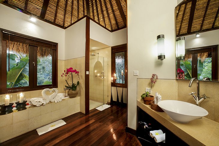 Nandini Jungle Resort Panorama Villa Bathroom