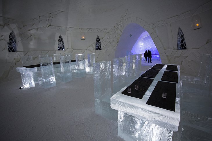 Lapland Hotels SnowVillage Ice Dining