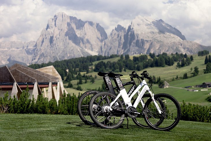 Alpina Dolomites hotel electric bikes