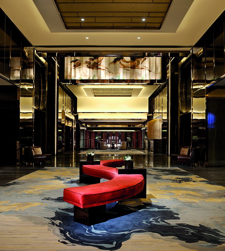 Ritz-Carlton Hong Kong reception lobby on the