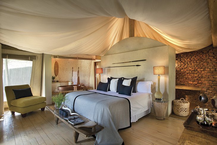 Marataba Safari Lodge tent interior