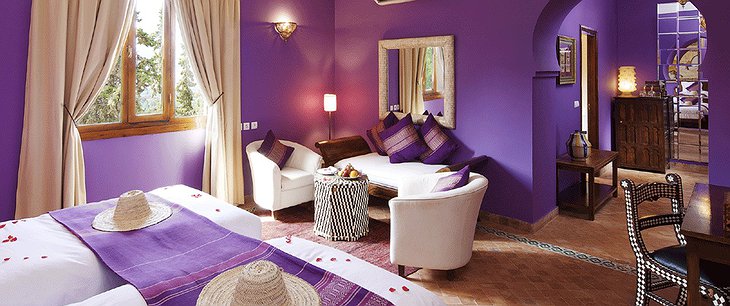 Kasbah Tamadot purple room