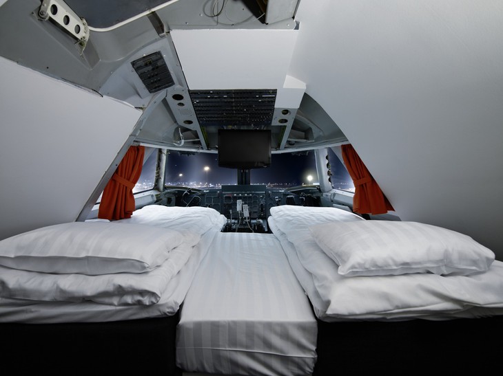 Dormir dans la cabine de pilotage d’un Boeing 747