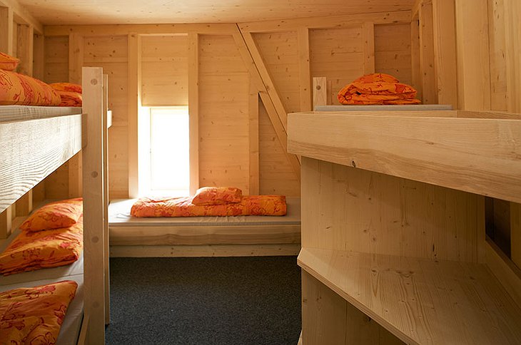 The New Monte Rosa Hut room