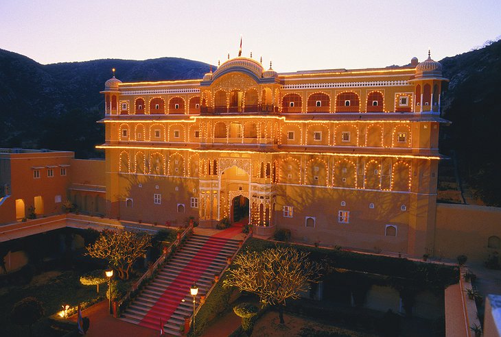 Samode Palace front facade