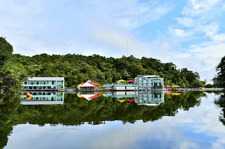 Amazon Jungle Palace floating houses