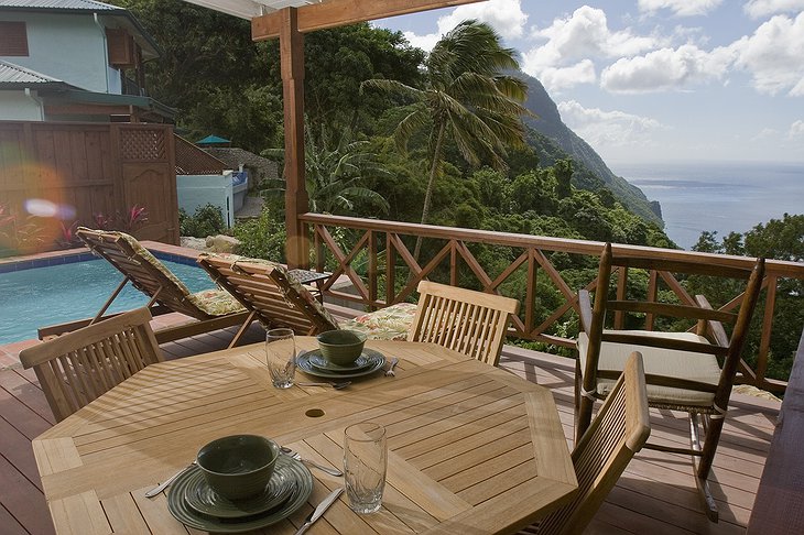 Ladera Resort tropical views