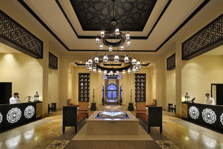 Qasr Al Sarab Desert Resort main reception