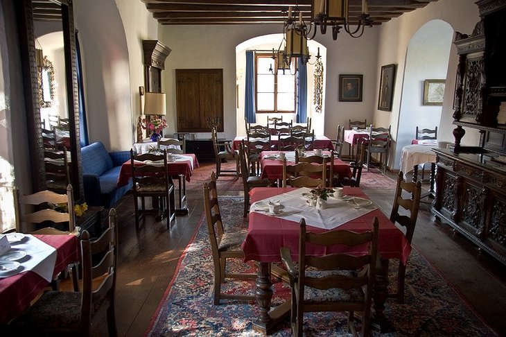 Hotel Burg Oberranna dining place