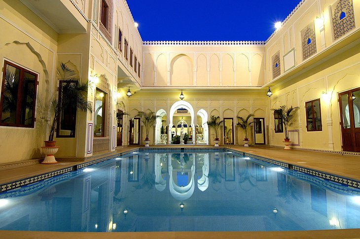 The Raj Palace pool