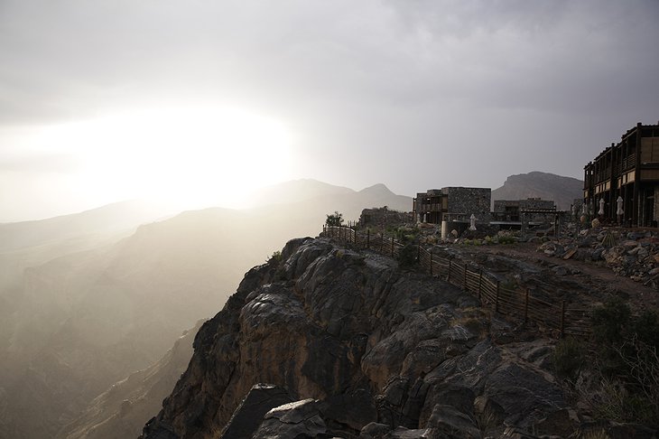 Alila Jabal Akhdar on the Al Hajar mountains
