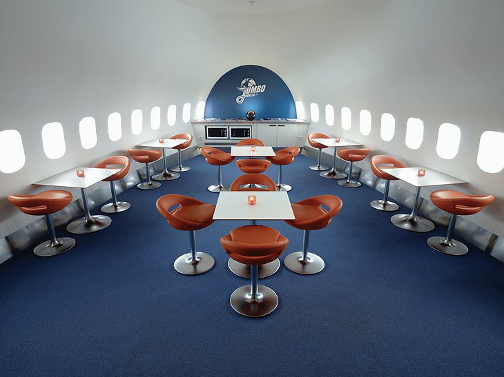Boeing 747 hostel interior