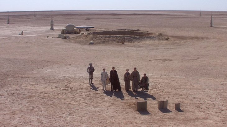 Tunisian Desert in Star Wars Episode IV: A New Hope